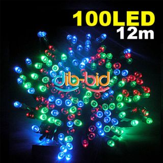   Colorful LED Light Solar String Lamp Festival Deco Garden 04