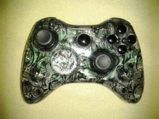 hydro dipped zombie clear controller xbox 360 lights up different 
