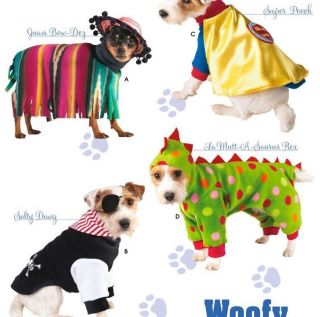   PATTERN Simplicity 3667 Wendy Woofy Wear DESIGNER DOG CLOTHES COSTUMES