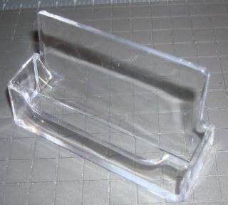 Clear Plastic Business Card Holder Display Stand Desk A