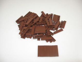   LEGO Reddish Brown Tiles 1x4 Flat Smooth Wood Deck Ship Floor Building