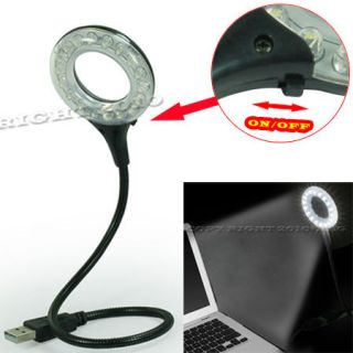   18 LED Bulb Light Lamp For PC Notebook Laptop Netbook On/Off Switch
