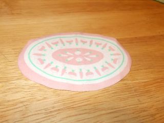    Price Loving Family KITCHEN OVAL THROW RUG Dollhouse Furniture Parts