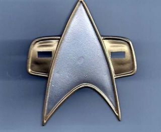 Star Trek:Deep Space 9/Voyager Communicator Pin for Uniform= Plastics