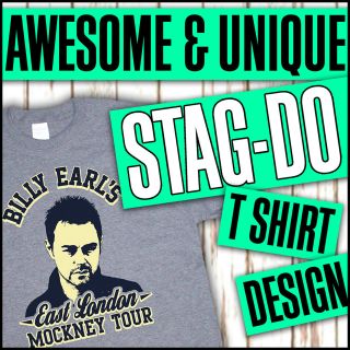 STAG DO PARTY T SHIRT DESIGN YOUR OWN CUSTOM PRINT PREMIUM PACKAGE 