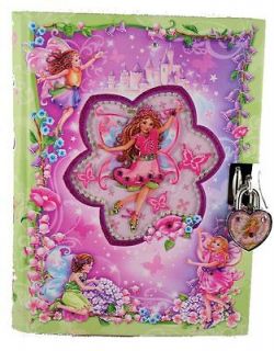 Childrens lockable Diary, Fairy Design, Fairyland Diary with Lock