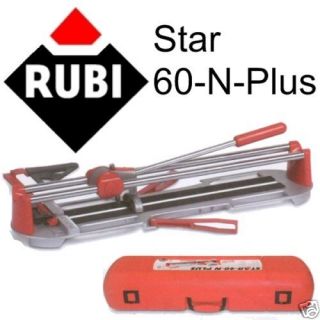 Rubi Star 60 N PLUS Tile Cutter 12979 *New! With Case*