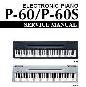 Yamaha Service Manual for P 60 P 60S Digital Pianos