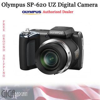 Olympus SP 620UZ 16MP Digital Camera w/ 21x Optical Zoom (Black) Free 