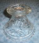 Anchor Hocking EAPC Star of David Crystal Glass Punch Bowl Stand ~ VGC