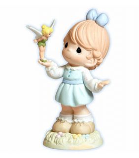   MOMENTS Disney Girl TINKERBELL Figurine Statue PORCELAIN Fairy