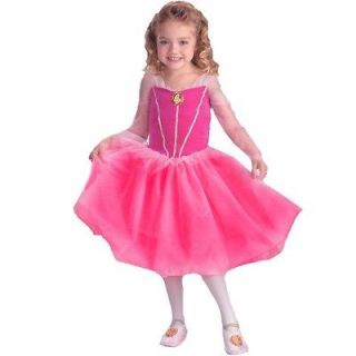 Disney Princess Halloween Aurora Ballerina Dress Toddler Size 3T 4T