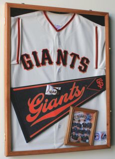 MLB Baseball Jersey Display Case Frame Wall Box Cabinet