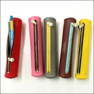 Synthetic Leather Pen Pencil Case Pouch Pocket _ Monopoly Mellow 
