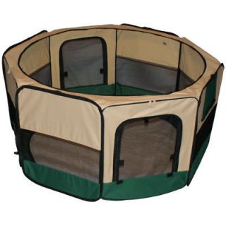Newly listed NEW 45  PET PUPPY DOG PLAYPEN EXERCISE PEN KENNEL Green