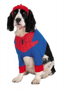   Spider Man Marvel Super Hero Dress Up Halloween Pet Dog Cat Costume