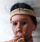   VINTAGE BISQUE HEAD CHRISTIAN EICHORN SOHNE BROWN DOLL 9 OPEN MOUTH