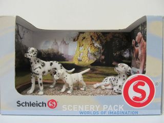 Schleich Farm Animal Series 40993 Dalmation Dog Scenery Pack