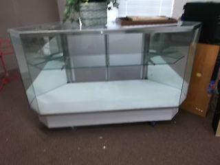 Full Vision Show Glass Display Cabinet or Counter, for Jewelry or 