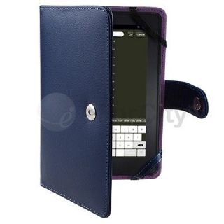   New Kindle Fire 1 & 2 Premium PU Leather Case Cover 7 7 inch Tablet