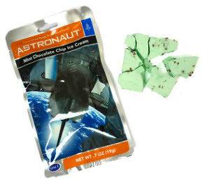   Space Ice Cream Mint Chocolate Chip Food Freeze Dried Dehydrated