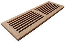 8x24 MAPLE COLD AIR RETURN VENTS WOOD WALL VENT COVERS