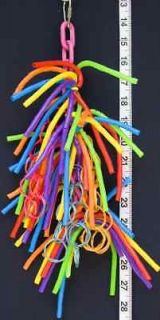 CRAZY STRAWS   FREE SHIPPING bird toy parrot toys parts