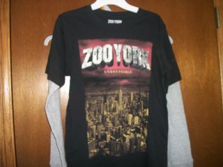 Zoo york Unbreakable long sleeve T Shirt NWT M or L