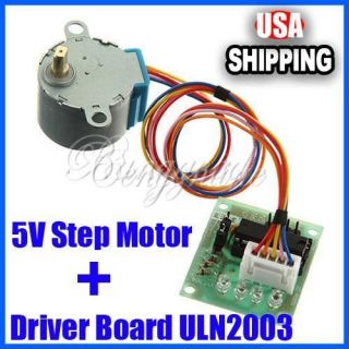 DC 5V Stepper Step Motor+Driver Test Module Board ULN2003 5 Line 4 
