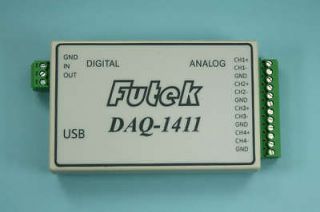   DAQ 4CH 24Bit ADC 2DIO w/ Free Software, Driver & Demo Code