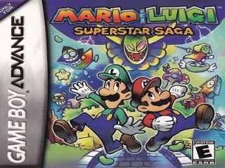 Mario and Luigi Superstar Saga Gameboy Advance DS DS Lite compatible