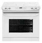   White Drop In Smoothtop Self Cleaning Electric Range FFED3025LW