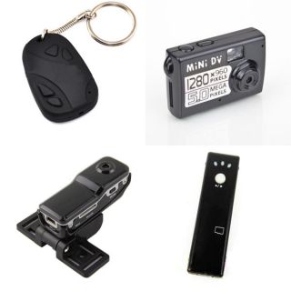 Black Mini DV Camcorder Sports DVR Video Camera Spy Recorder 4 Style 