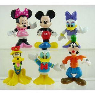   pcs Disney Mickey Minnie Mouse Daisy Donald Duck 2.5 PVC Figures Toy