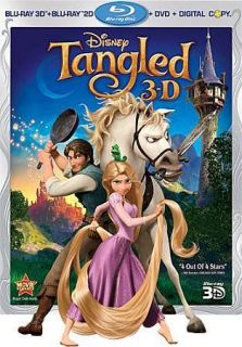 Tangled (Blu ray/DVD, 2011, 4 Disc Set, Includes Digital Copy; 2D/3D)