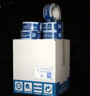   of 1 1/2 x 60 BLUE PAINTERS MASKING TAPEUSABLE 2nds PRO JOB