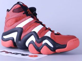 ADIDAS CRAZY 8 NEW Red Black Kobe Bryant Basketball Shoes Size 10