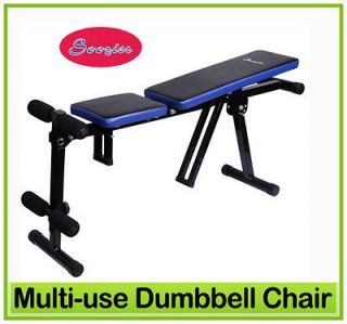 New Multi use Dumbbell Chair Situp Bench workout Exercise BICEPS 