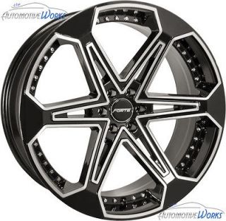   Black Mirror Wheels Rims Inch 20 (Fits: 2002 Chevrolet Trailblazer