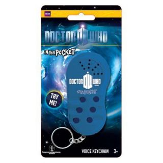 Doctor Who In Your Pocket Voice Keychain    NEW Talking Tardis Dalek 