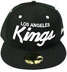   LA KINGS Playoffs Fitted Script Cap Hat Gretzky NWA Eazy E Wiz Khalifa