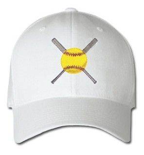 Softball Logo Sports Sport Design Embroidered Embroidery Hat Cap