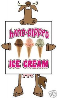 Ice Cream Decal 14 Hand Dipped Concession Food Menu