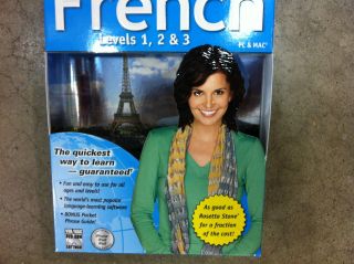 New Instant Immersion Family Edition French Levels 1,2 & 3 Software