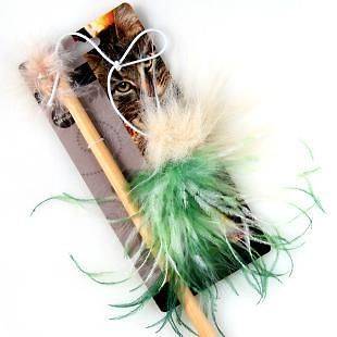 All For Paws Dancing Fluff Wand Cat Toys With Feather Best For Cat 