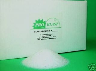 GLASS ABRASIVE #75   Medium Fine   25 lbs   Sand Blast Cabinet 