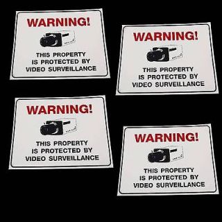 LOT OF SECURITY CAMERAS IN USE VIDEO CCTV SURVEILLANCE SYSTEM WARNING 