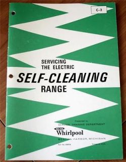 Whirlpool Servicing The Electric Self Cleaning Range C 