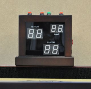 PLAYER ELECTRONIC SCOREBOARD FOR SHUFFLEBOARD OR OTHER GAME TABLES 