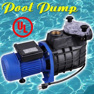 5HP Swimming Pool Pump Spa Fountain Water Pond Strainer 